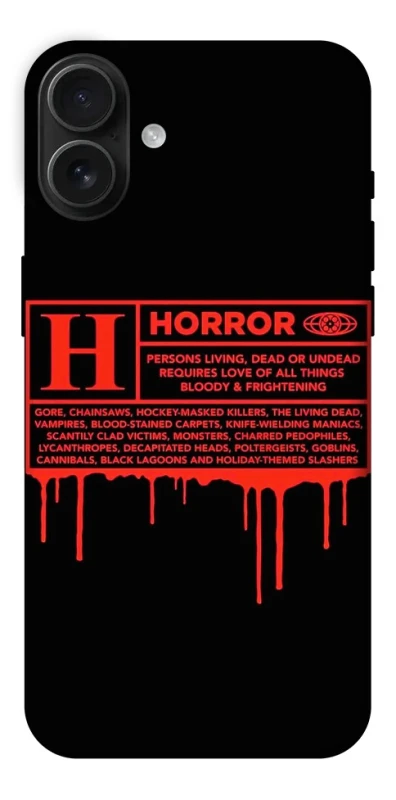 Чехол на Apple iPhone 16 Plus Horror Halloween фото 1 из 1