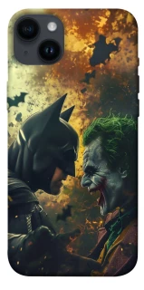 Чехол на Apple iPhone 14 Plus (6.7") Batman and the Joker фото 1 из 1