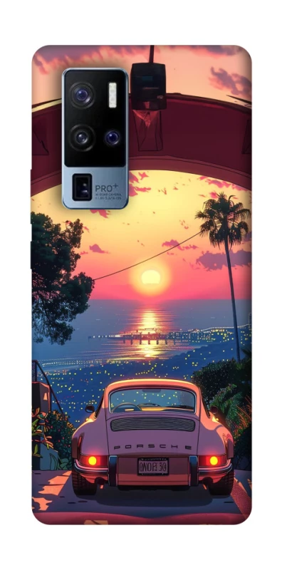 Чохол на Vivo X50 Pro+ Porsche at sunset фото 1 з 1