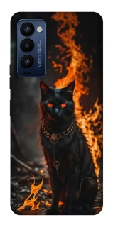 Чохол на TECNO Camon 18 Pro Вогняний кіт фото 1 з 1