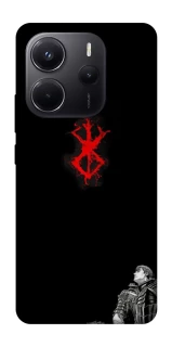 Чехол на Xiaomi Redmi Note 14 4G (Europe version) berserk black фото 1 из 1