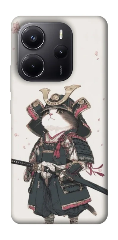 Чохол на Xiaomi Redmi Note 14 5G Samurai Cat Warrior фото 1 з 1