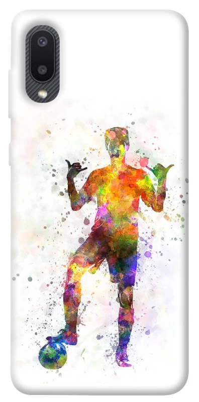 Чохол на Samsung Galaxy A02 Football Player v3 фото 1 з 1