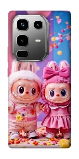 Чехол на Infinix Note 50 Pro Labubu twins ver.2 фото 1 из 1