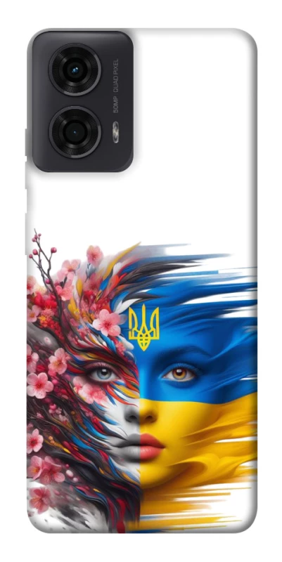 Чохол на Motorola Moto G04 Flowering Ukraine фото 1 з 1