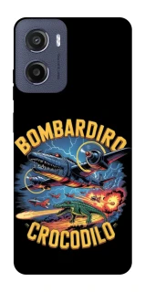 Чохол на Motorola Moto E15 Bombardino Crocodilo v2 фото 1 з 1