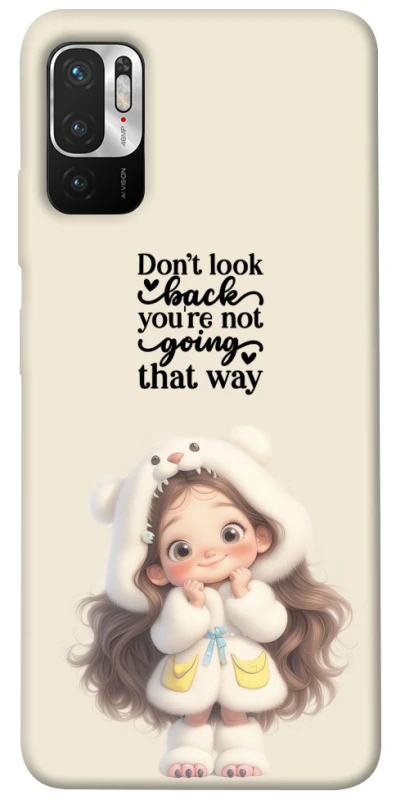 Чохол на Xiaomi Poco M3 Pro 4G / 5G Don't look back фото 1 з 1