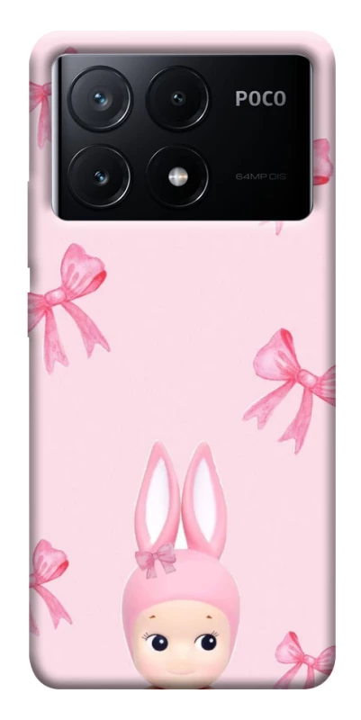 Чохол на Xiaomi Poco X6 Ribbon Bunny фото 1 з 1