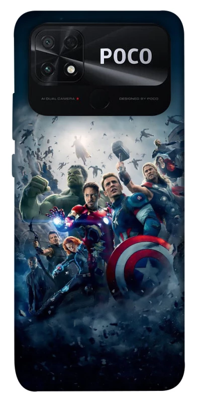 Чехол на Xiaomi Poco C40 Marvel heroes фото 1 из 1