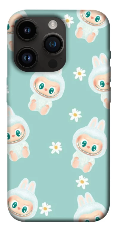 Чохол на Apple iPhone 14 Pro (6.1") Labubu Green фото 1 з 1