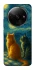 Чохол на Xiaomi Redmi A3 Cats under the stars фото 1 з 1