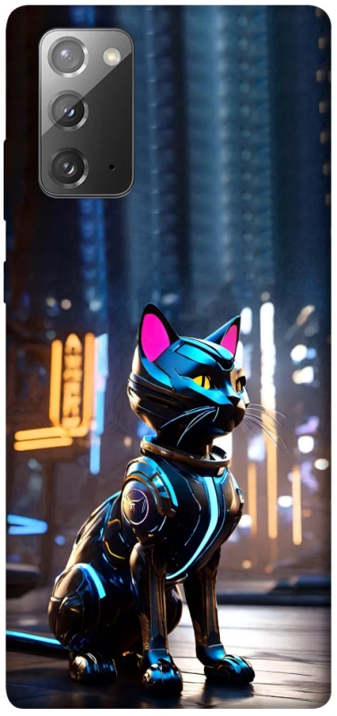 Чохол на Samsung Galaxy Note 20 Cyber cat фото 1 з 1
