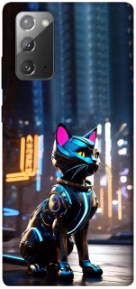 Чехол на Samsung Galaxy Note 20 Cyber cat фото 1 из 1