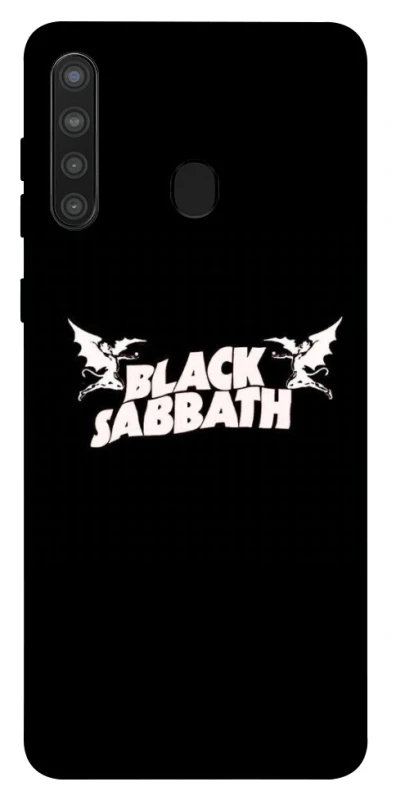 Чохол на Samsung Galaxy A21 Black Sabbath logo ver.2 фото 1 з 1