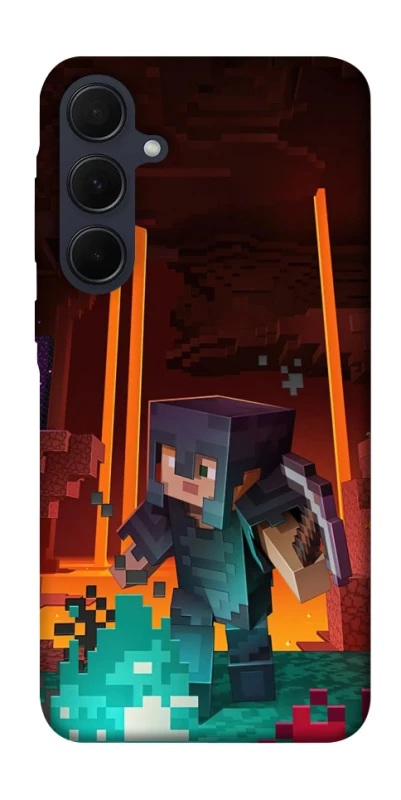 Чехол на Samsung Galaxy A35 Minecraft game adventure фото 1 из 1