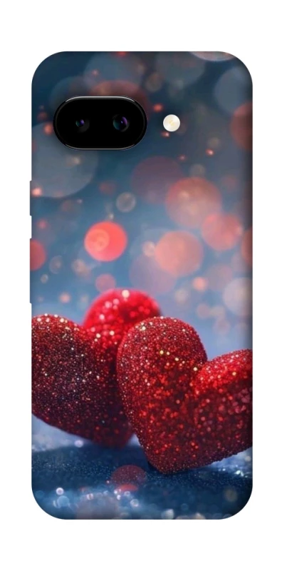 Чехол на Google Pixel 9a Red hearts фото 1 из 1