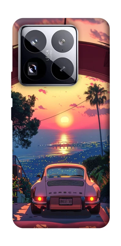 Чехол на Xiaomi 15 Pro Porsche at sunset фото 1 из 1