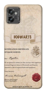 Чохол на Motorola Moto G32 The Hogwarts acceptance letter фото 1 з 1
