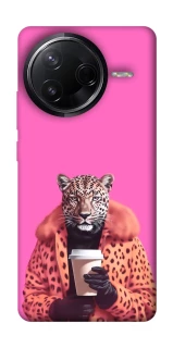 Чохол на Infinix Note 50 Pro Леопард з кавою фото 1 з 1