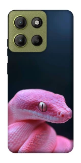 Чехол на Motorola Moto G15 4G Розовая Змея фото 1 из 1