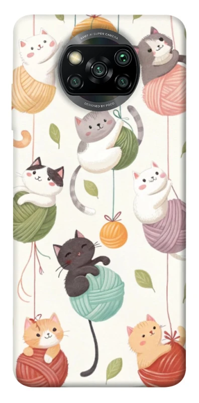Чохол на Xiaomi Poco X3 NFC / Poco X3 Pro Funny Kittens фото 1 з 1