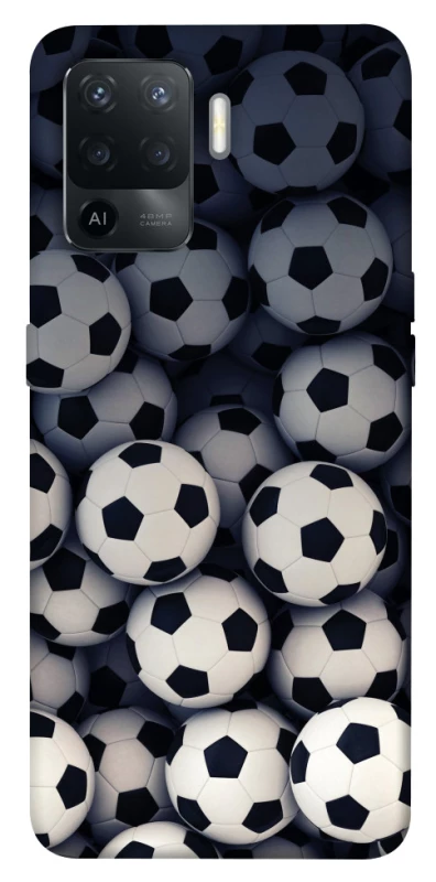 Чохол на Oppo Reno 5 Lite Футбольні м'ячи фото 1 з 1