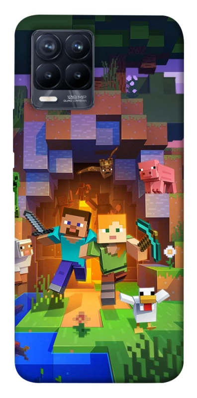 Чохол на Realme 8 Minecraft game фото 1 з 1