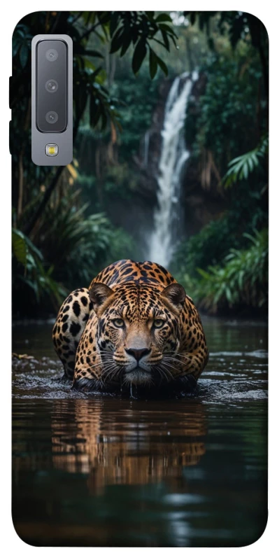 Чохол на Samsung A750 Galaxy A7 (2018) Leopard in water фото 1 з 1