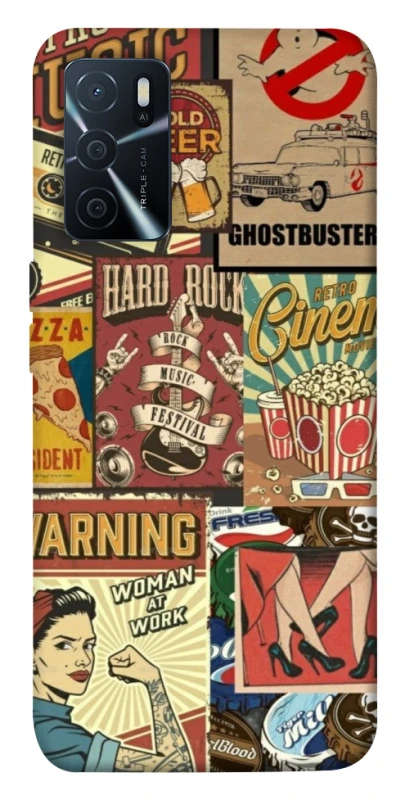 Чохол на Oppo A16s / A16 Retro collage ver.2 фото 1 з 1