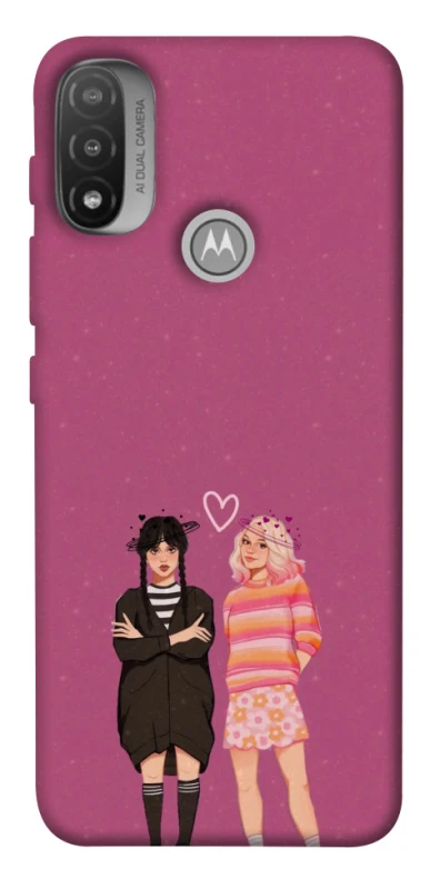 Чохол на Motorola Moto E20 Raven & Rainbow Wednesday фото 1 з 1