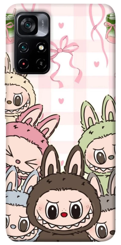 Чохол на Xiaomi Poco M4 Pro 5G All Labubu 2 фото 1 з 1