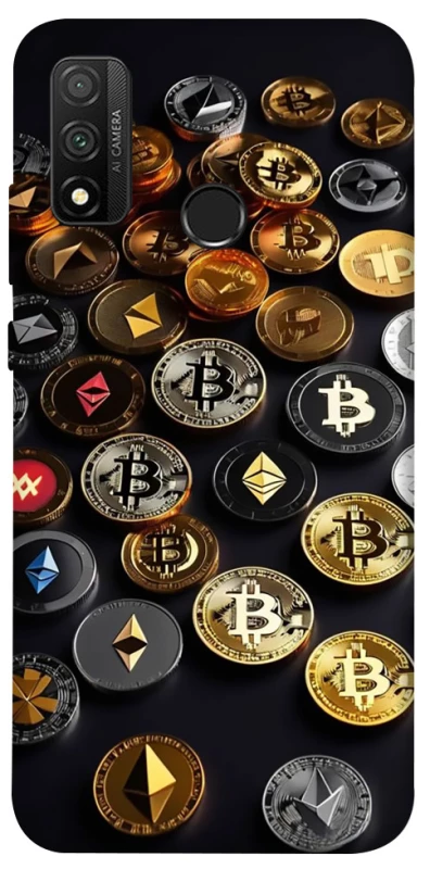 Чехол на Huawei P Smart (2020) Many coins фото 1 из 1