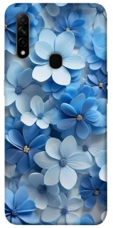 Чехол на Oppo A31 Синие цветы фото 1 из 1