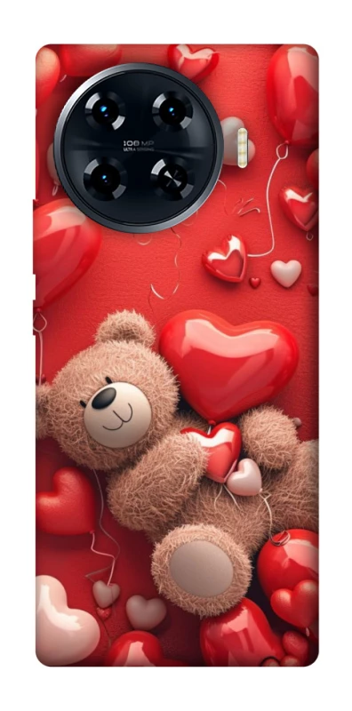 Чохол на TECNO Spark 20 Pro+ bear in hearts фото 1 з 1