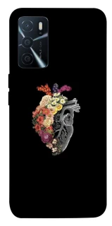 Чехол на Oppo A16s / A16 Heart with flowers фото 1 из 1