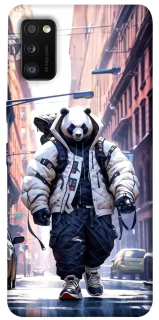 Чехол на Samsung Galaxy A41 Панда курьер фото 1 из 1
