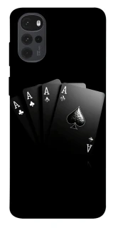 Чехол на Motorola Moto G22 Black Cards фото 1 из 1