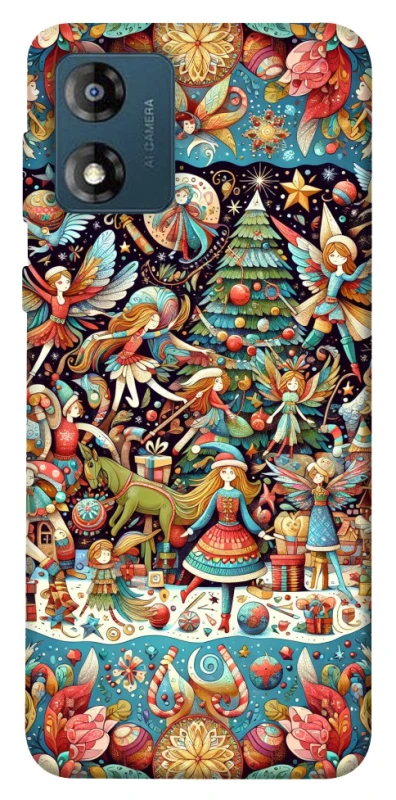 Чехол на Motorola Moto E13 Christmas spirit ver.17 фото 1 из 1