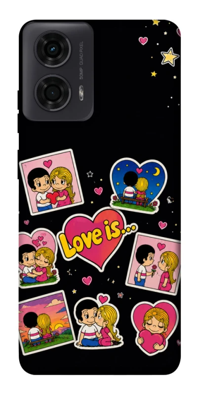 Чохол на Motorola Moto G24 Love is фото 1 з 1