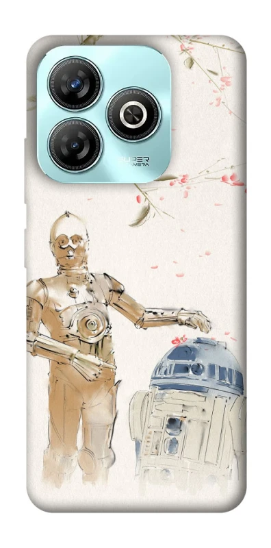 Чохол на ZTE Blade A75 4G Star Wars robots фото 1 з 1