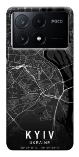 Чехол на Xiaomi Poco X6 Kyiv map фото 1 из 1