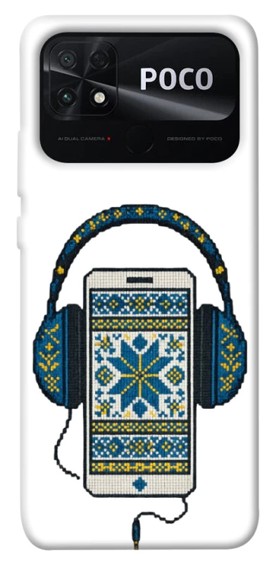 Чехол на Xiaomi Poco C40 Современная вышиванка фото 1 из 1