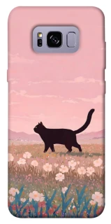 Чехол на Samsung G955 Galaxy S8 Plus cat on a field фото 1 из 1