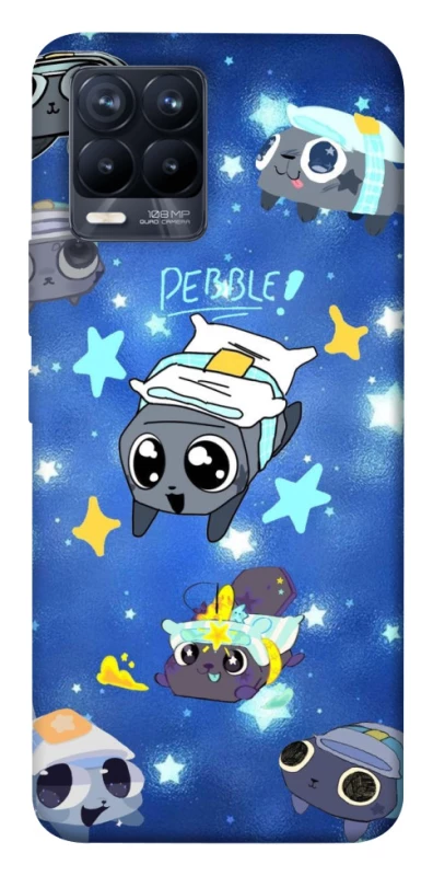Чехол на Realme 8 Pebble kitten stars фото 1 из 1