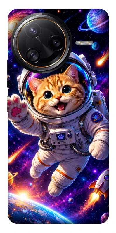 Чехол на Xiaomi Poco F7 Ultra Space Cat фото 1 из 1