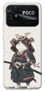 Чохол на Xiaomi Poco C40 Samurai Cat Warrior фото 1 з 1