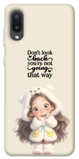 Чохол на Samsung Galaxy A02 Don't look back фото 1 з 1