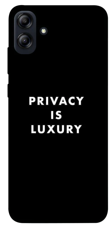 Чохол на Samsung Galaxy A04e Privacy is luxury фото 1 з 1