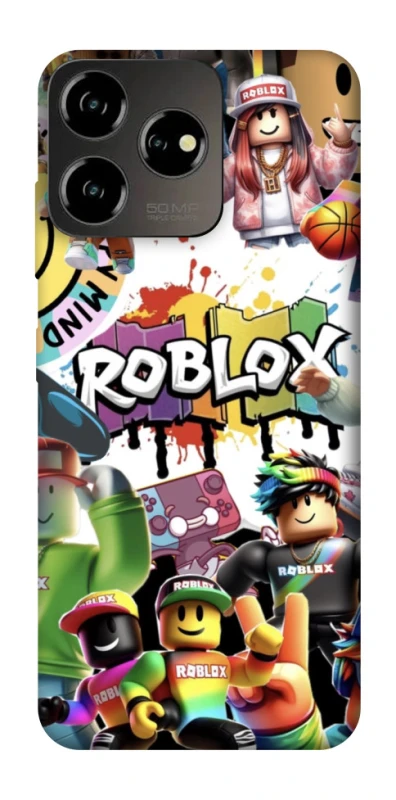 Чохол на ZTE Blade V50 Design 4G Roblox Characters Collage фото 1 з 1