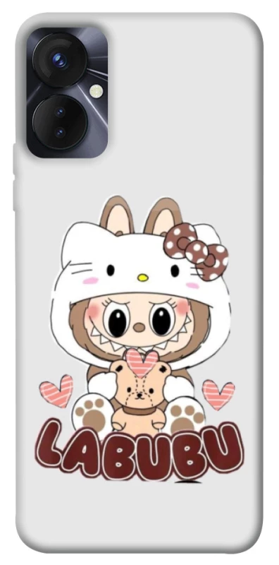 Чехол на TECNO Spark 9 Pro Hello Kitty Labubu фото 1 из 1